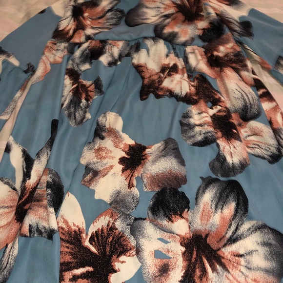 Blue flowered dress - Picture 2 of 3